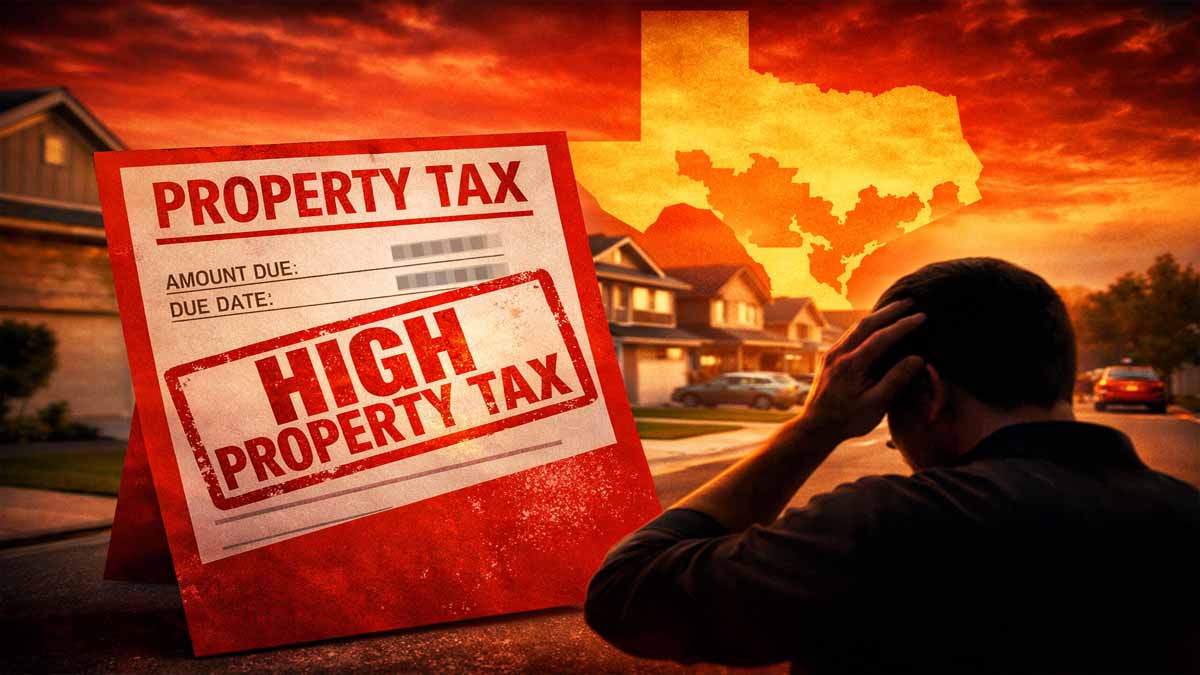 South Texas property tax analysis showing homes with tax calculation charts